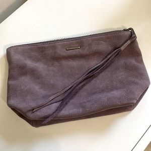 Rebecca Minkoff Suede Foldover Clutch
